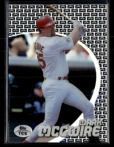 1998 Topps Tek #20 Mark McGwire Pre-Production - Picture 1 of 2