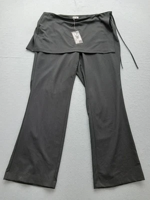 Future Collective Women Size 18 Pants Black Polyester Blend Wide Leg - Image 1 of 4