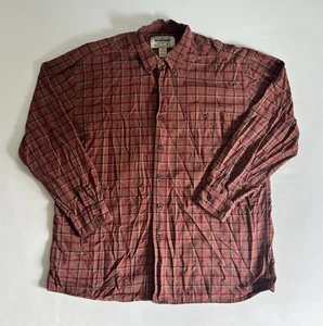 Stormy Kromer shirt mens XXL rust brick russet brown 100% cotton flannel USA - Picture 1 of 6