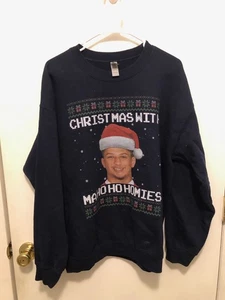 Felpa uomo Gildan grande Natale con Ma Ho Ho Homies Kansas City Chiefs - Foto 1 di 3