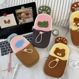 Desktop Storage Korean Style Pencil Case Animal Pencil Pouch School - Picture 1 of 15