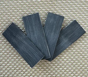 4 Pcs Natural Water Buffalo Horn Flat Blank Plate Handle Spacer Tag Crafts - Picture 1 of 11
