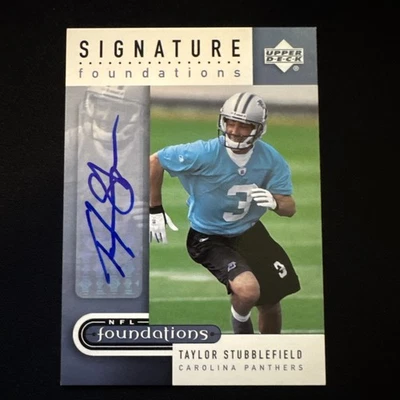 Taylor Stubblefield 2005 Upper Deck Foundations AU Foundations Silver #SFTS - Image 1 of 4