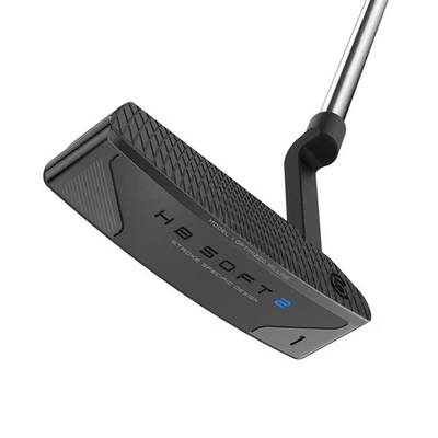 Cleveland HB Soft 2 Black 1 Putter (Steel, Plumber's Neck, Blade) 2024 NEW - Image 1 of 4