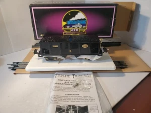 MTH 10-1042 Tinplate Traditions No. 816 Hopper Car Black with Brass Trim New - Picture 1 of 21