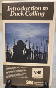 Vintage Introduction To Duck Calling(VHS 1985 3M)Harold Knight Sportsman Hunting - Foto 1 di 2