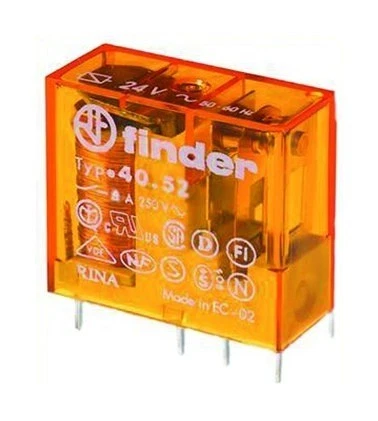Finder Schaltrelais 230V/AC 2W IP20 12,4x25x29mm... 40.52.8.230.0000