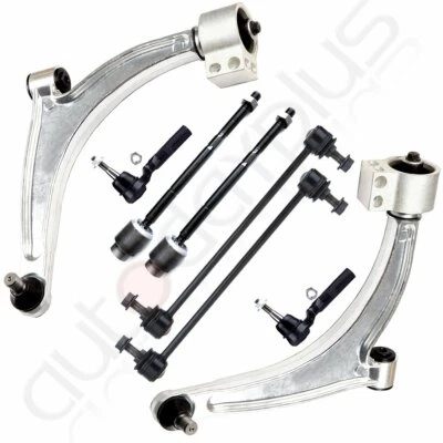 8pcs Front Lower Control Arms Sway Bars Tie Rods For 2004-2012 Chevrolet Malibu - Image 1 of 4