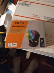 Luditek Sound Activated Party Lights with Remote Control Dj Lighting, Disco Ball - Picture 1 of 2