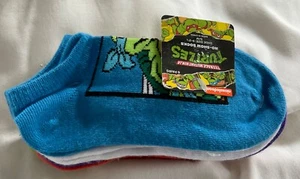 TM NinjaTurtles Boys No-Show Socks - Shoe Size 3-10 (M/L) - Picture 1 of 3