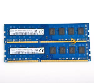 For SK Hynix 2x 8GB 2Rx8 PC3-12800 DDR3 1600MHz 1.5V DIMM Desktop Memory RAM " - Picture 1 of 6