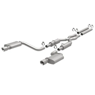 Magnaflow Fits 11-12 Dodge Charger SRT-8 Hemi Dual Split Rear Exit Stainless - Image 1 of 4