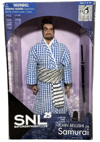 SNL 25 SAMURAI John Belushi Action Figure DOLL 12" Saturday Night Live NRFB Cover