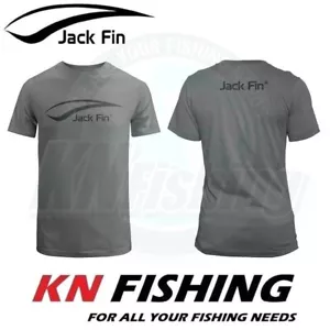 JACK FIN INSPIRE T-Shirt Short Sleeve Gray Sizes M - 3XL - Picture 1 of 1