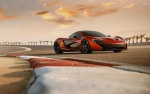Mclaren Ultimate Series - P1 Auto Poster Kunstdruck Größe A4 A2 A1 - Picture 1 of 1