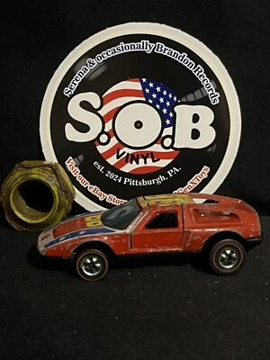 Mercedes Benz C-111 1970 Hot Wheels Redlines 1:64 rojo diecast usado excelente estado Foto 1 de 4