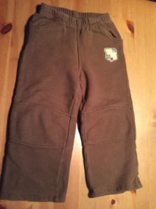 Roots Canada Brown Sweat pants Athletic Pants w/logo + 2 back pockets 3 years 3T - Picture 1 of 3