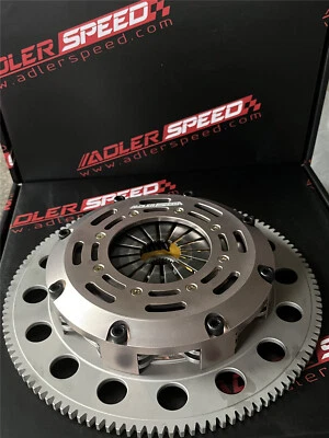 ADLERSPEED Sprung Clutch Twin Disc Medium For HONDA CIVIC Si K20 K24 ACURA RSX - Image 1 of 4