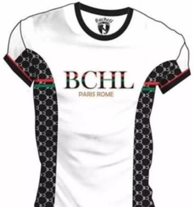 Herren Bucheli T-Shirt, italienischer Stil, Baumwolle, Slim Fit, Stretch 2XL...A10.A - Bild 1 von 14