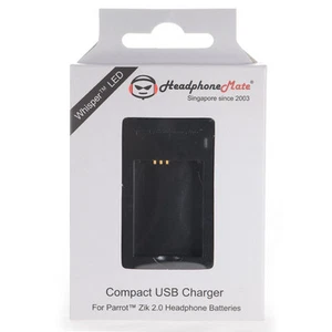 HeadphoneMate Portable USB Battery Charger for Parrot Zik 2.0, Zik 3 Headphones - Picture 1 of 2