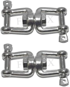 Double Emerillon 5mm inox A4 ( Lot de 2 ) Façon Manille Libre - Imagen 1 de 3