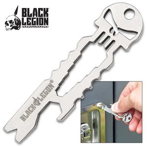 Black Legion M48 Punisher 6-In-1 Compact Keychain Tool (Silver), Free Shipping. - Picture 1 of 12