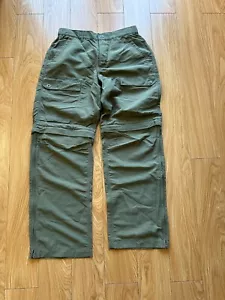 Mountain Equipment Co-Op Pants mens 32x32 Green MEC Hiking Outdoor Gorp core - Picture 1 of 7
