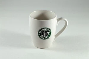 Starbucks 2007 Siren Logo weiß grün klassische Kaffeetasse 10,2 Unzen Keramik - Bild 1 von 12