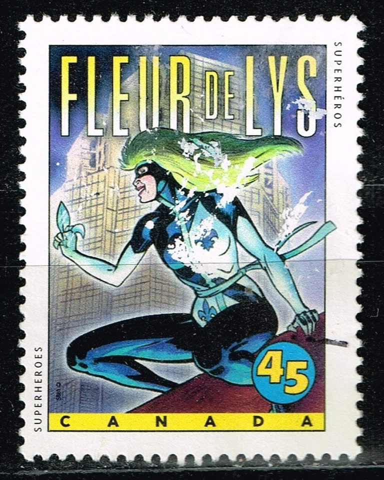 Canada Comics Fleur de Lys stamp 1999 A-4 - Image 1 of 1