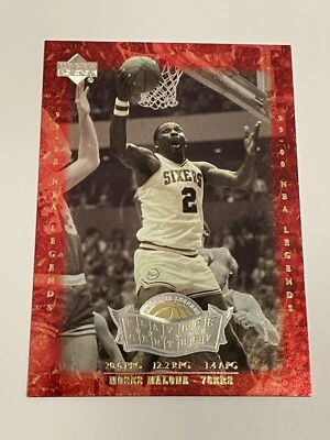 1999-00 UD NBA Legends Basketball Players Century - Moses Malone - Philadelphia - Image 1 of 2