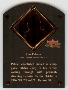 2002 Fleer Fall Classic Hall of Fame Plaques Jim Palmer /1990 #22HF - Picture 1 of 2