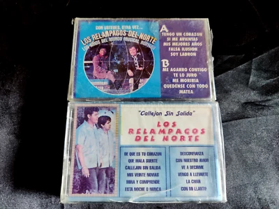 Los Relampagos Del Norte "Callejon Sin Salida" "Con Ustedes Otra Vez" New 2 Cass - Image 1 of 4