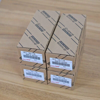 4x GENUINE Ignition-Coil DENSO 673-1309 90919-02250 90919-A2005 For Toyota Lexus - Image 1 of 4