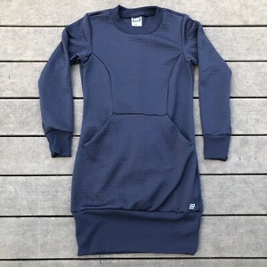 Helly Hansen Hytte Sweater Dress SMALL Charcoal Gray Long Sleeve Sweatshirt - Picture 1 of 5