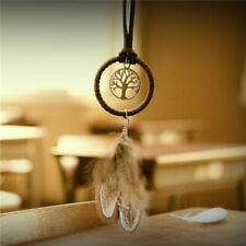 Boho Key Chain Ring Metal Feather Tassels Dream Catcher Keyring Keychain Fa* ❤HA
