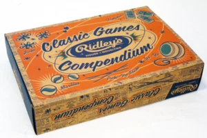 CLASSIC GAMES COMPENDIUM By Ridleys House of Novelties In Wooden Box. New - Picture 1 of 3