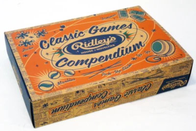 CLASSIC GAMES COMPENDIUM By Ridleys House of Novelties In Wooden Box. New - Image 1 of 3