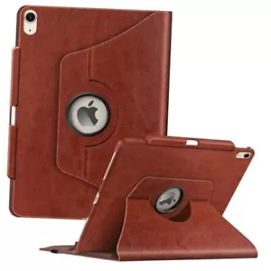 Rotating Case for iPad Air 13-inch (M2) 2024 with Pencil Holder - 360 Brown - Picture 1 of 7