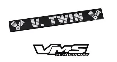 1 VMS ALUMINIO V-TWIN MOTOCICLISTA CLUB BARRA RANGO EMBLEMA INSIGNIA Foto 1 de 3