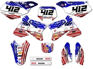2000-2004 DRZ 400 MERICA Usa Senge Graphics Kit Compatible with Suzuki - Picture 1 of 10