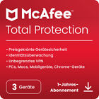 McAfee Total Protection 2024 3-Geräte / 1-Jahr inkl.VPN + Kennwort-Manager / KEY