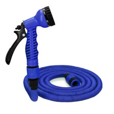 Tubo da giardino estensibile con pistola 7 funzioni spruzzo da 7,5 a 30 metri