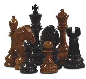 Chess Set Teak Wood 8” king + 34” x 34”Teak wood Board  BRAND NEW