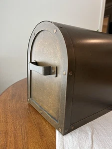 Rejuvenation Copper Rural Post Mount Mailbox - Picture 1 of 8
