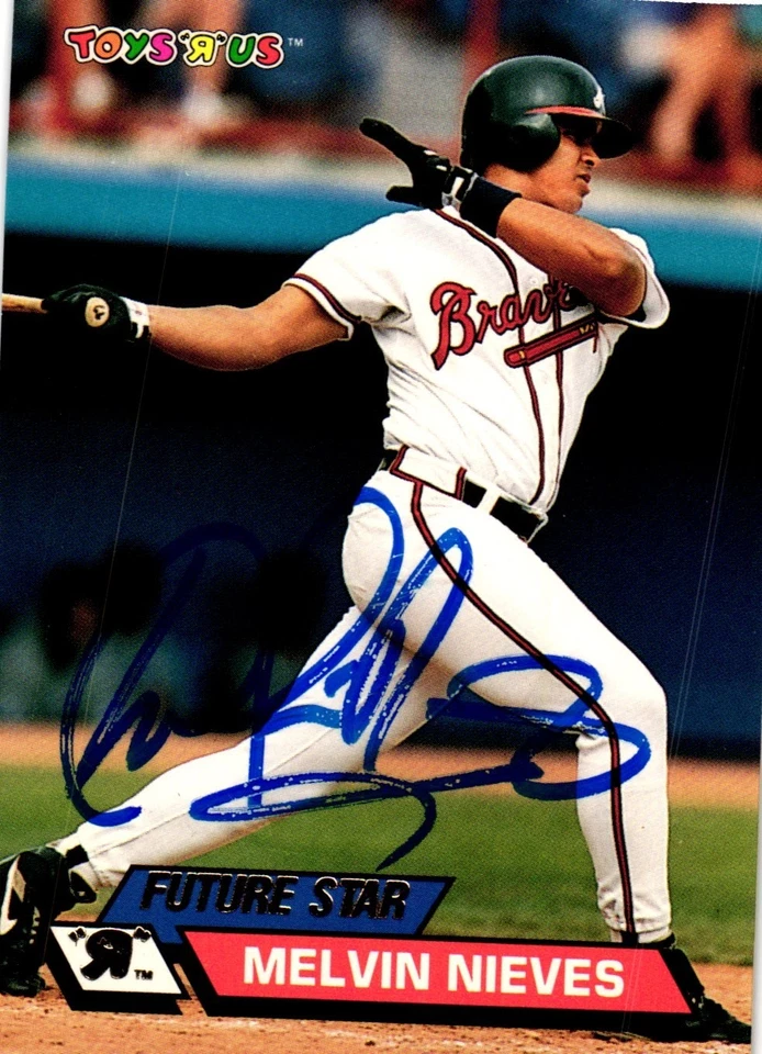 Melvin Nieves Signed 1993 Topps Toys R Us Stadium Club - #20 - Image 1 of 2