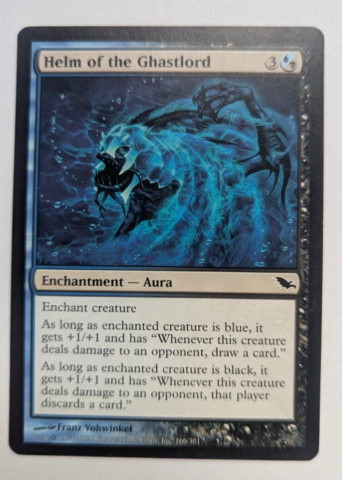 Magic Mtg Shadowmoor Helm of the Ghastlord    near mint - Image 1 of 1