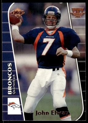 1999 Collector's Edge Triumph John Elway Denver Broncos #T115 - Image 1 of 2
