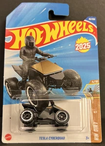 2025 Hot Wheels 82/250 Tesla Cyberquad 4/10 HW DIRT ~ QUAD ~ Box Ships Free - Bild 1 von 9