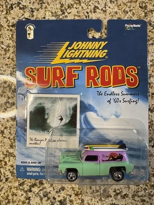 Johnny Lightning Surf Rods Waimea Mamas 1954 Chevy Panel Wagon 1:64 Scale - Image 1 of 2