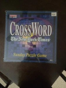 VINTAGE Crossword "The New York Times" Sunday Puzzle Game 1997 (R) - Picture 1 of 6